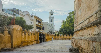 Primate-Kathedrale von Amerika, Calle Isabel La Católica, Santo Domingo, Dominikanische Republik