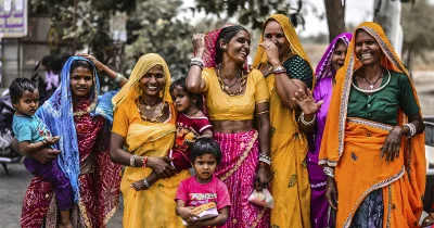 Menschen im modernen Indien