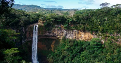 Mauritius-Wasserfall