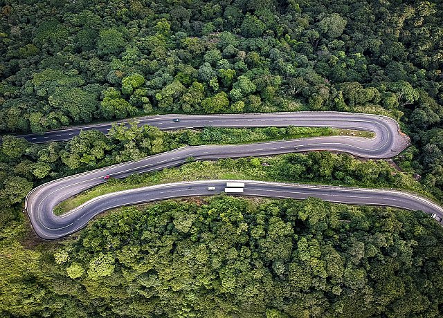 Straße in Sri Lanka