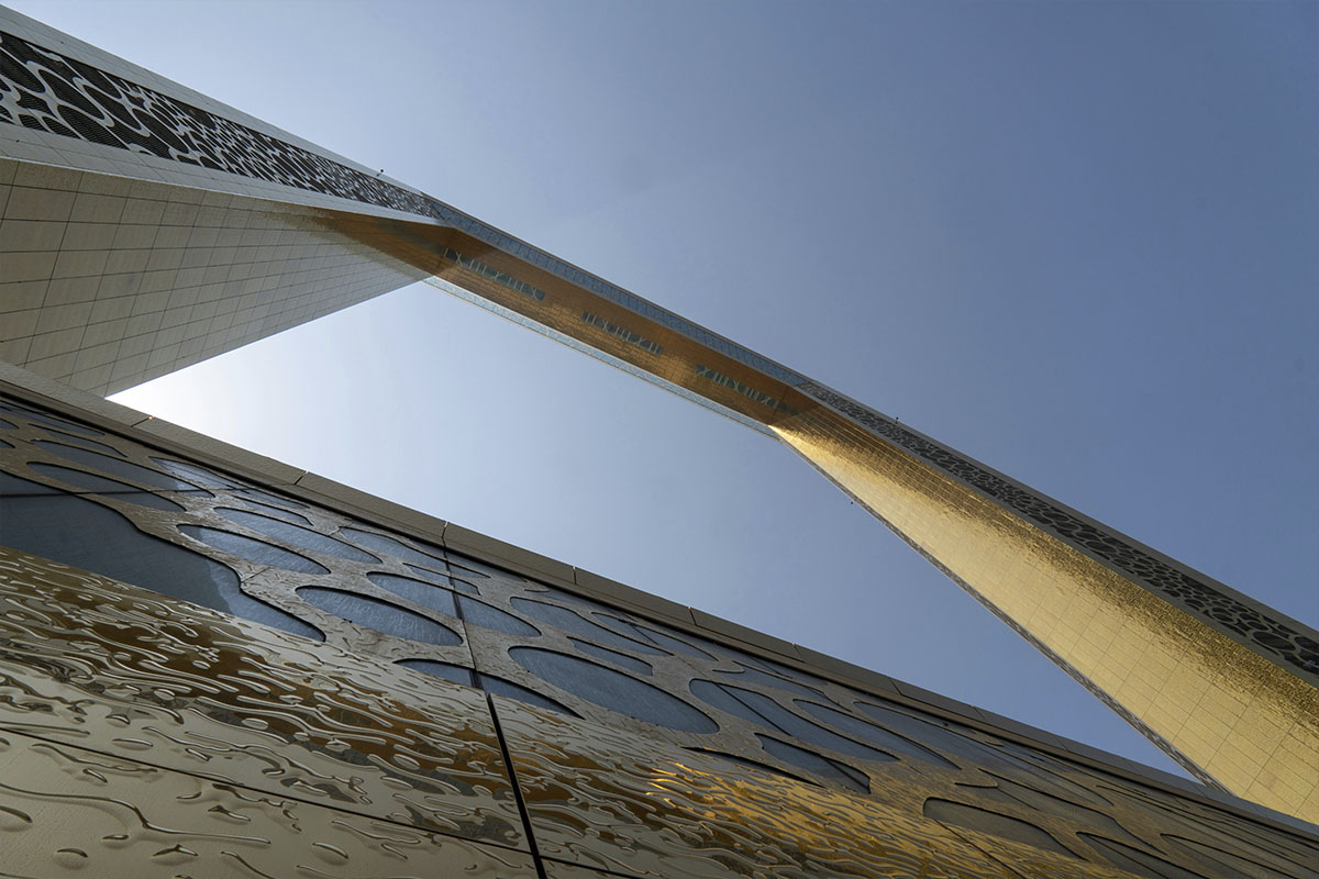 Dubai Frame, berühmtes Wahrzeichen in Dubai.