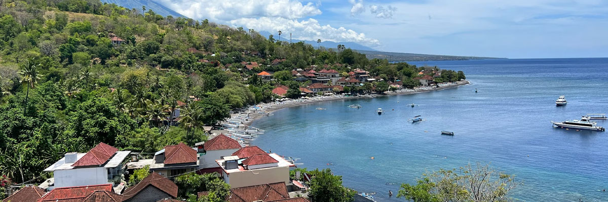 Amed Beach, Karangasem, Indonesien