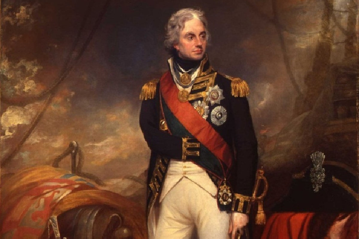 Gemälde „Porträt von Horatio Viscount Nelson“ von Sir Henry William Beechey