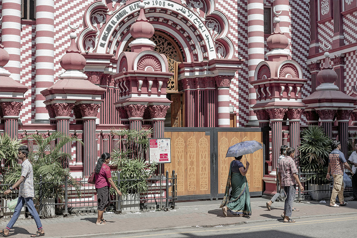 Jami Ul-Alfar-Moschee in Colombo, Sri Lanka