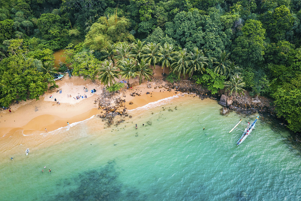 Unawatuna-Strand Sri Lanka